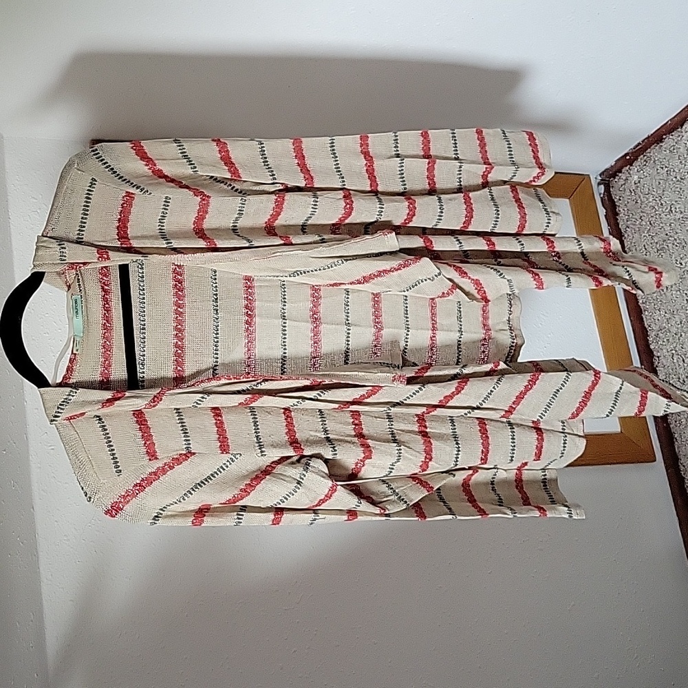 Long sleeve hooded cardigan